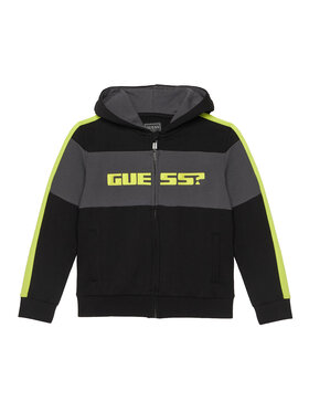 Guess Guess Pulóver N6RQ02 KA6R4 Fekete Regular Fit