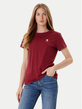 BOSS BOSS T-Shirt C_Esogo_3 50545288 Bordowy Regular Fit