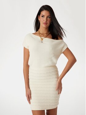 Guess Guess Sukienka codzienna 172587 Beżowy Classic Fit