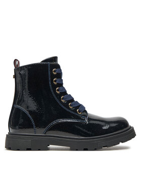 Tommy Hilfiger Tommy Hilfiger Kozaki Lace-Up Bootie T1A5-33564-1237 S Granatowy
