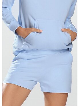 DKaren Lingerie DKaren Lingerie Szorty materiałowe Koko Błękitny Classic Fit