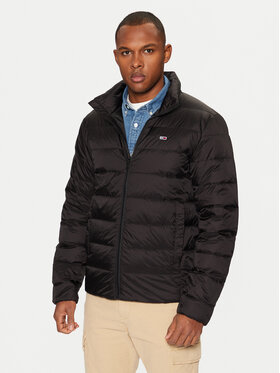 Tommy Jeans Tommy Jeans Пухено яке DM0DM20658 Черен Regular Fit