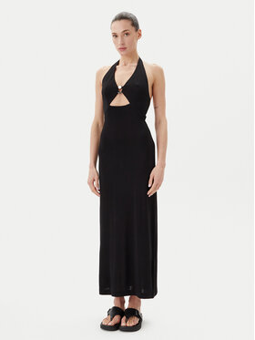 Weekend Max Mara Weekend Max Mara Kokteilinė suknelė Ghiotto 2516621059 Juoda Slim Fit