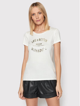 Morgan Morgan T-shirt 221-DSMILE Bianco Regular Fit
