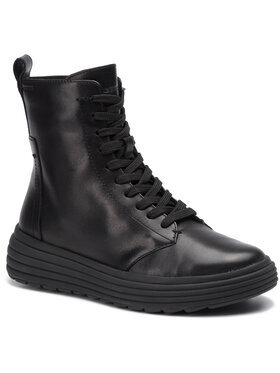 Geox Geox Polokozačky D Phaolae A D94FDA 00043 C9999 Černá