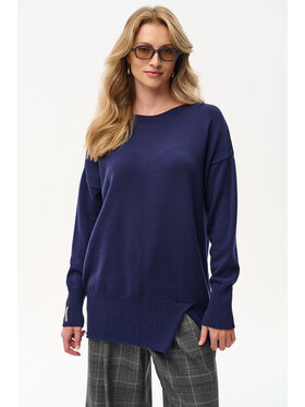blue shadow blue shadow Sweter Kiro Granatowy Regular Fit