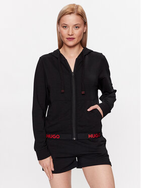 Hugo Hugo Bluza 50490599 Czarny Regular Fit
