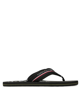 Tommy Hilfiger Tommy Hilfiger Infradito Web Beach Sandal FM0FM05340 Nero