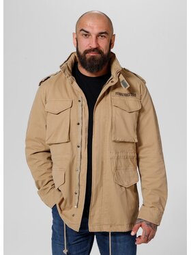 PITBULL PITBULL Kurtka przejściowa Kurtka Beżowy Regular Fit