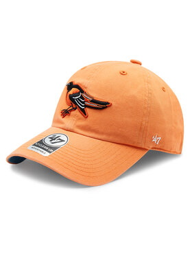 47 Brand 47 Brand Шапка с козирка MLB Baltimore Orioles Double Under '47 CLEAN UP BAS-DBLUN903GWS-MG93 Оранжев