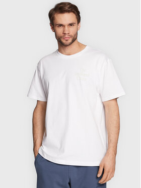 New Balance New Balance T-shirt MT23502 Bianco Relaxed Fit