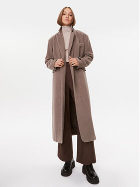 Birgitte Herskind Birgitte Herskind Vilnonis paltas Wanda 4908816 Smėlio Regular Fit