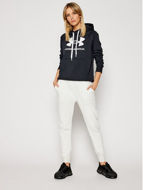 Under Armour Jopa Ua Rival Fleece Logo 1356318 Črna Loose Fit