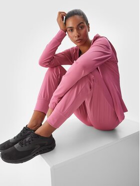 4F 4F Pantaloni da donna 4FWAW24TFTRF689-53S Rosa Regular Fit