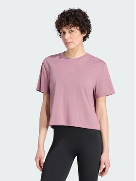 adidas adidas Koszulka techniczna 168790 Fioletowy Loose Fit