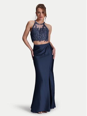 Hey Kyla Hey Kyla Večerna obleka 5AI066HK Mornarsko modra Slim Fit