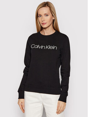 Calvin Klein Calvin Klein Bluza Core Logo Ls K20K202157 Czarny Regular Fit