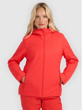 4F 4F Kurtka narciarska APRES SKI Czerwony Regular Fit