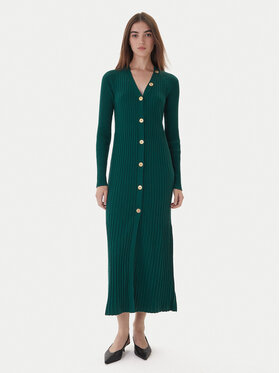 TWINSET TWINSET Rochie tricotată 252TT3400 Verde Slim Fit