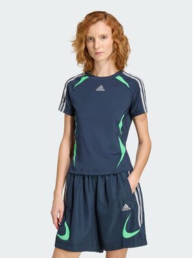 adidas adidas T-Shirt 161999 Błękitny Slim Fit