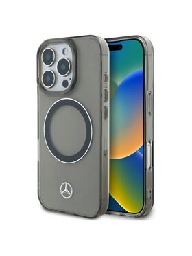 Mercedes-Benz Mercedes-Benz Etui na telefon Silver Ring Czarny