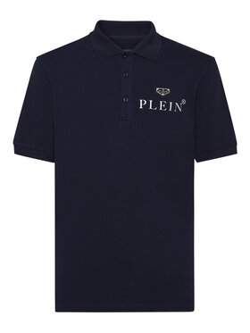 PHILIPP PLEIN PHILIPP PLEIN Polo 9553 Błękitny Slim Fit