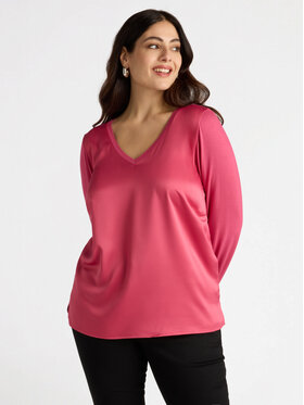 Fiorella Rubino Fiorella Rubino T-Shirt G471L308397N006 Różowy Regular Fit