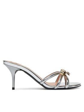 LOVE MOSCHINO LOVE MOSCHINO Şlapi JA28036G1MJE190A Argintiu