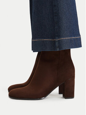 Guess Guess Členková obuv FLFBER SUE10 Tmavo hnedá