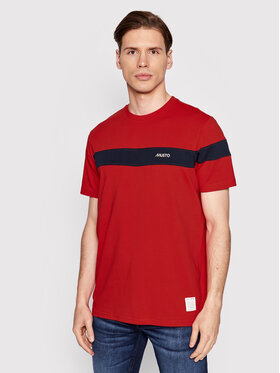 Musto Musto T-Shirt 82158 Rot Regular Fit