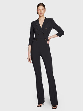 Elisabetta Franchi Elisabetta Franchi Kombinezonas TU-026-31E2-V560 Juoda Slim Fit