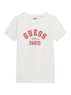 Guess Guess T-Shirt J6RI41 J1314 Bílá Regular Fit
