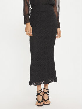 ROTATE ROTATE Ceruzaszoknya Blakli 113070100 Fekete Slim Fit