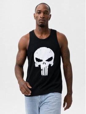 Marvel Marvel Tank top NA TRENING MIASTO STREETWEAR 132385 Czarny Regular Fit