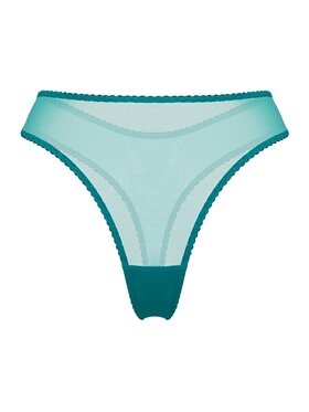 Merci Lingerie Merci Lingerie Stringi ERT10M08H Turkusowy