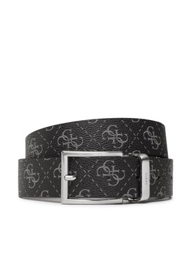 Guess Guess Pasek Męski Vezzola Belts BM7543 LEA35 Czarny