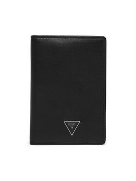 Guess Guess Etui na karty kredytowe SMFISE LEA56 Czarny