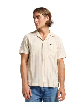 Lee Lee Camicia 112363920 Beige Relaxed Fit