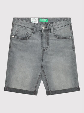 United Colors Of Benetton United Colors Of Benetton Szorty jeansowe 4XA259DY0 Szary Slim Fit