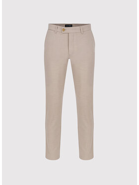 Pako Lorente Pako Lorente Chinosy P26WF-WX-004 Beżowy Slim Fit