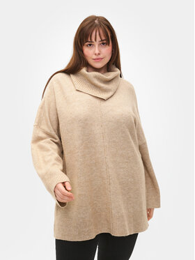 Zizzi Zizzi Garbó CA61101B Bézs Relaxed Fit