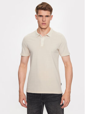 Only & Sons Only & Sons Polo 22021769 Beżowy Slim Fit