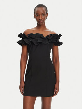 ROTATE ROTATE Rochie cocktail 113810100 Negru Slim Fit