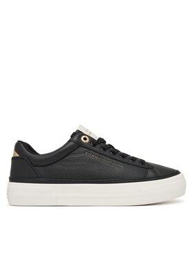 Tommy Hilfiger Tommy Hilfiger Sportcipők Th Foxing Platform Leather FW0FW09018 Fekete