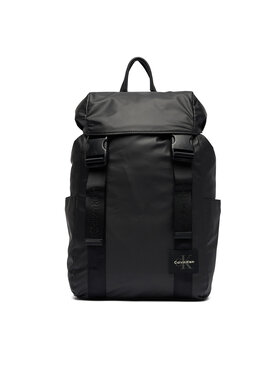 Calvin Klein Calvin Klein Σακίδιο Rubberized Flap Backpack LV04D3479G Μαύρο