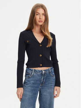 Guess Guess Strickjacke W5YR11 Z0130 Dunkelblau Regular Fit