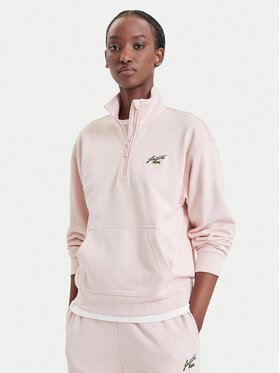 Lacoste Lacoste Džemperis ar kapuci SF8504 Gaiši rozā Regular Fit
