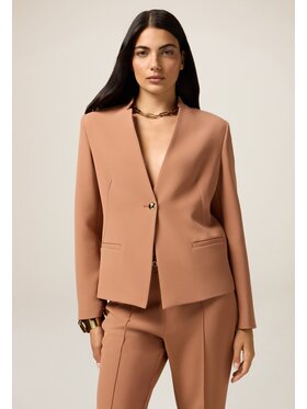 Oltre Oltre Kurtka outdoor Q799R004595N027 Brązowy A-Line Fit