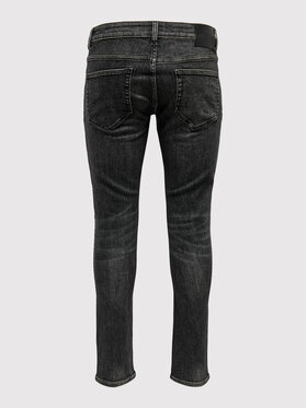 Only & Sons Jeans Hlače Loom 22023145 Črna Slim Fit