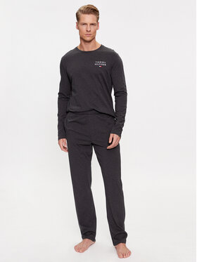 Tommy Hilfiger Tommy Hilfiger Пижама UM0UM03114 Сив Regular Fit